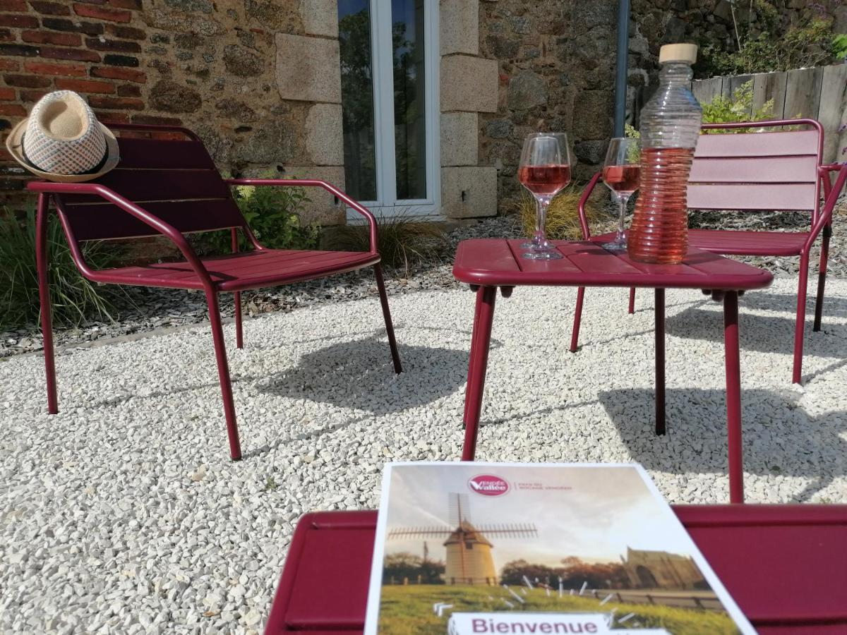 Le Bois Aux Feuilles Blanches Villa Saint-Michel-Mont-Mercure Eksteriør bilde